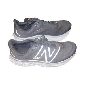 New Balance Fresh Foam Men's Gray + White Low Top Running Sneakers, Size 14